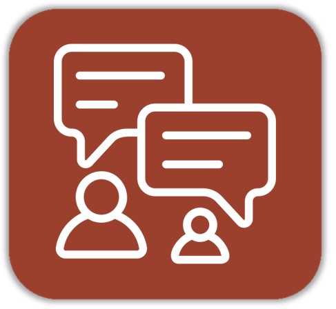 Customer feedback research icon